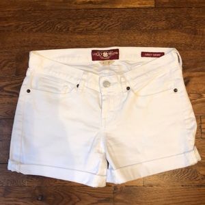 White Lucky Brand Jean Shorts Size 0 or 25